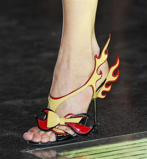 2012 Runway Documented Prada Flame Shoes – CIRCA VINTAGE